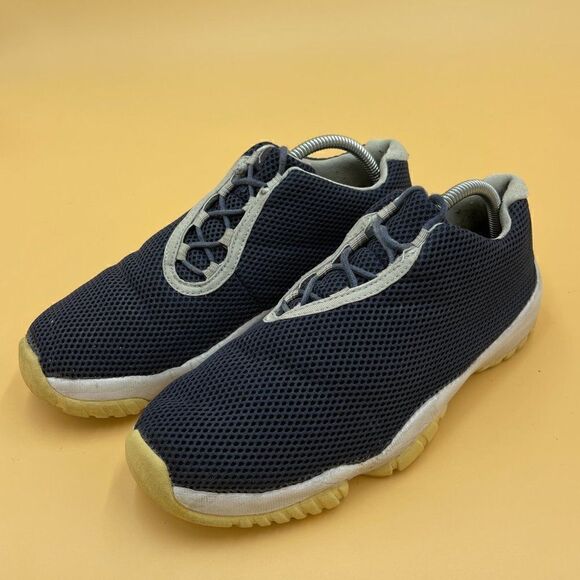 Nike Jordan Mens Midnight Navy Sneaker Shoes Sz 8 - Picture 2 of 5